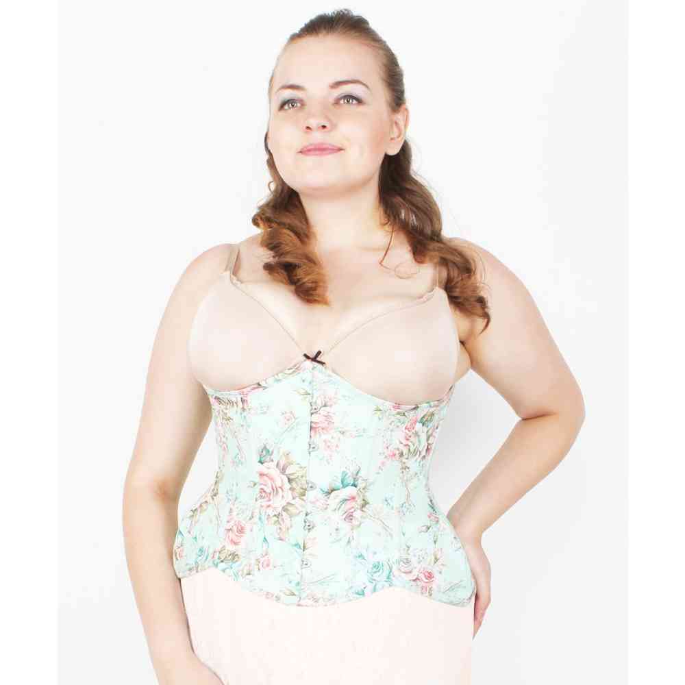 Attitude Corsets - Ciryanil Underbust korset - Blauw